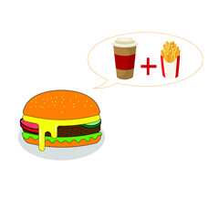 fast food and drink