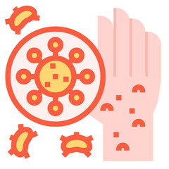 Hand icon for webpage, application, card, printing, social media, posts etc.