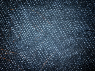 Texture of old background with decorative plaster navy blue and black colors.