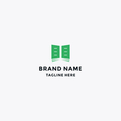 book logo vector design template