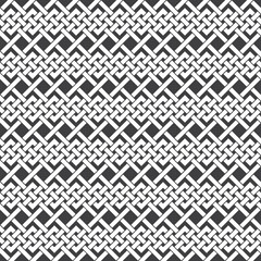Seamless pattern of intersecting braided strips. Abstract Celtic ornament texture. Fashion geometric background for web or printing design. Swatches are attached.