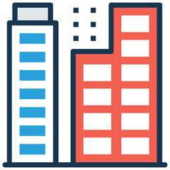 Office Block Vector Icon