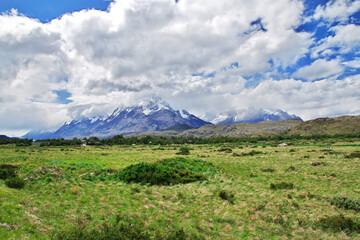 Obraz premium Cerro Paine Grande in Torres del Paine National Park, Patagonia, Chile