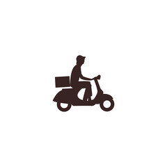 Delivery logo template, design icon illustration