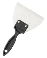 building spatula isolated on white background. Renovation tools