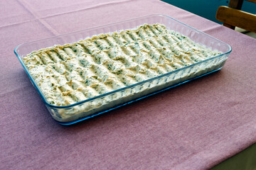 The cold appetizer humus with olive oil on serving plate from Turkey restaurant.