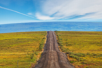 Road in the tundra