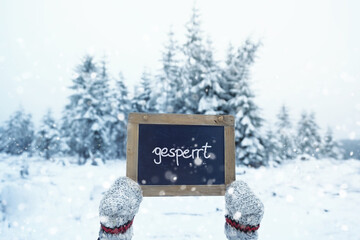 Wintergebiet gesperrt