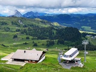4er Sesselbahn Sternen zum Klein Sternen or 4-seater Chairlift Hoch-Ybrig - Seebli (Kl. Sternen) on...