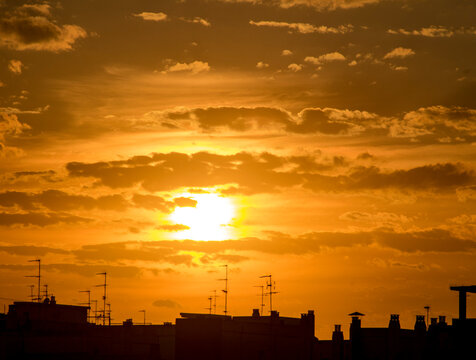 Atardecer en Torente (Valencia-Espa&ntilde;a)