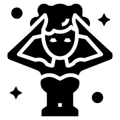 Shower icon for webpage, application, card, printing, social media, posts etc.