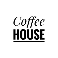 Coffee House Lettering
