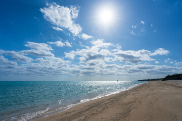 与論島　Yoron island　砂浜　海岸