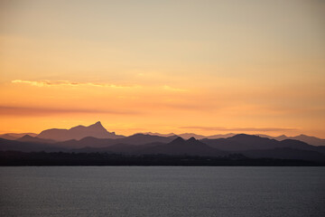 Byron Bay at sunset,  Byron Bay Australia