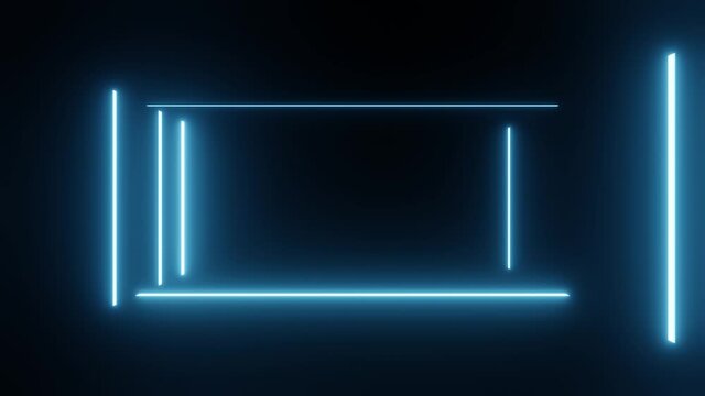 Abstract neon glow color moving seamless loop background. 4K laser show looped animation ultraviolet spectrum. Video animation Ultra HD 4K 3840x2160