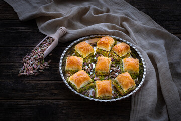Baklava with pistachio