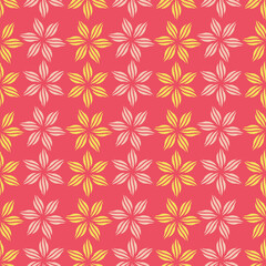 seamless pattern with flowers