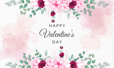 Beautiful magnolia flower and leaves background