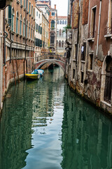 Obraz na płótnie Canvas Wonderful Venice and its canals. Empty Venice.
