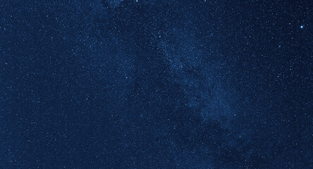 Milky Way stars and starry skies photographed with long exposure.