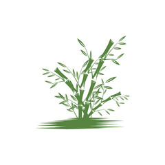 Bamboo Logo Template vector icon illustration design