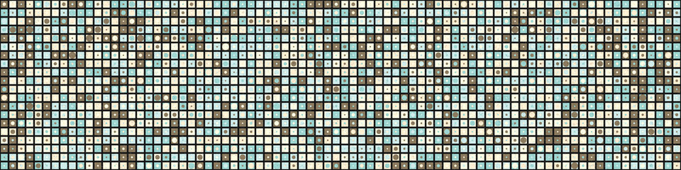 Abstract Geometric Pattern generative computational art illustration