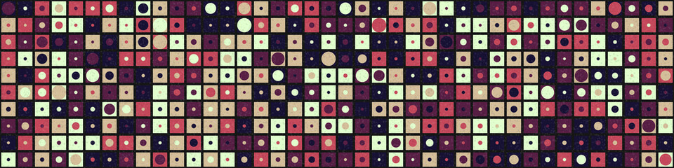 Abstract Geometric Pattern generative computational art illustration