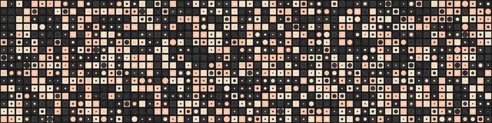 Abstract Geometric Pattern generative computational art illustration