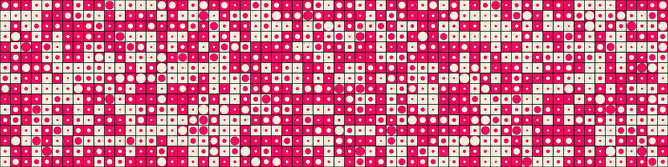 Abstract Geometric Pattern generative computational art illustration