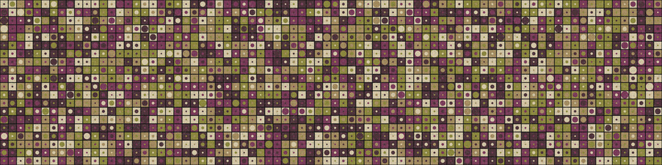 Abstract Geometric Pattern generative computational art illustration