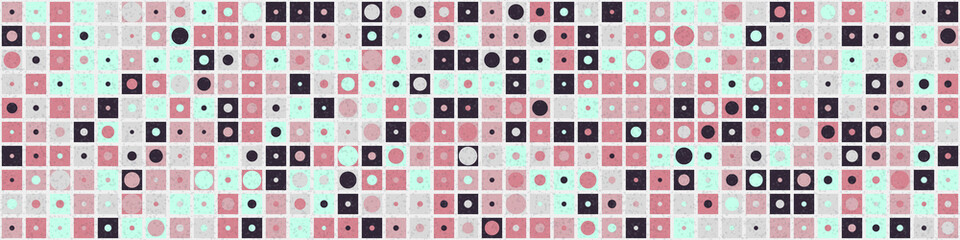 Abstract Geometric Pattern generative computational art illustration