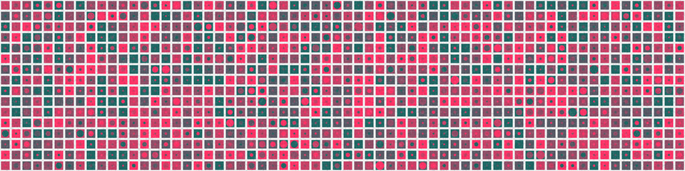 Fototapeta premium Abstract Geometric Pattern generative computational art illustration