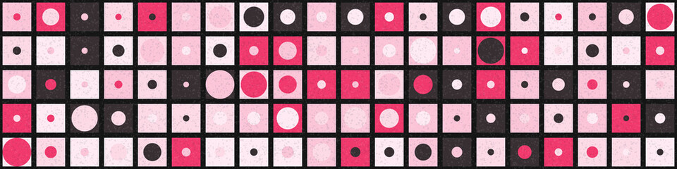 Abstract Geometric Pattern generative computational art illustration