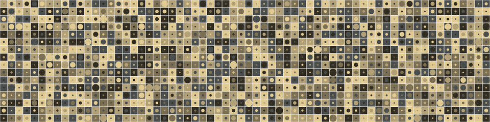 Abstract Geometric Pattern generative computational art illustration