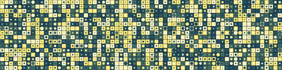 Abstract Geometric Pattern generative computational art illustration