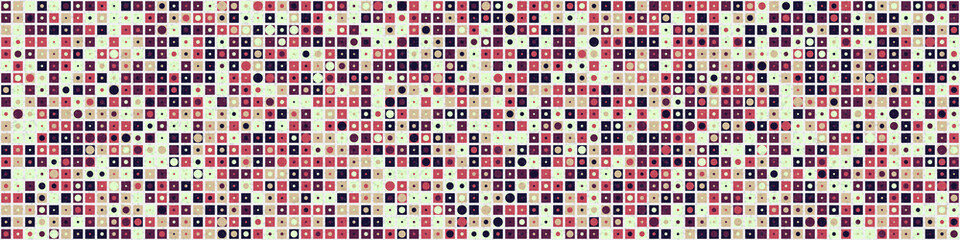 Abstract Geometric Pattern generative computational art illustration