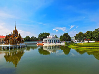 Bang Pa In Royal Place, Thai Architecture,  Bang Pa-In, Ayutthaya , Thailand.