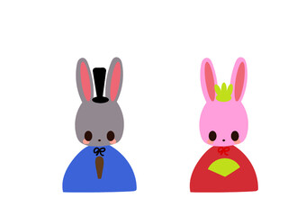 うさぎのひな祭り