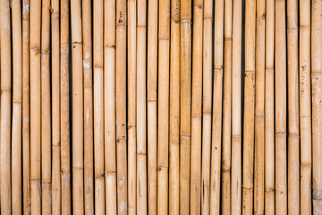 Background of old brown bamboo, suitable for graphics, folk or nature.