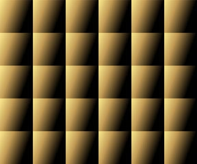 Gold color abstract squares background, web design, greeting card, Happy New Year and christmas background, Eps 10 vector illustration