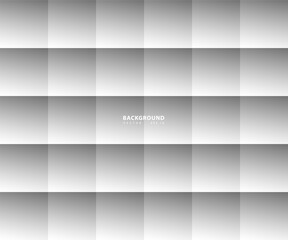 Fototapeta premium Black and White color abstract squares background, web design, greeting card, gray background, Eps 10 vector illustration