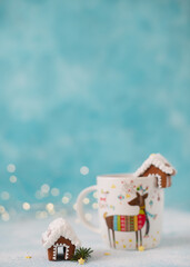 Domek z piernika , kubek , Boże Narodzenie © Aga