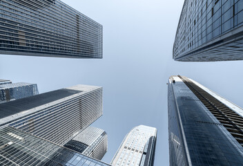 Fototapeta na wymiar Modern skyscrapers in the business district, Guiyang, China.