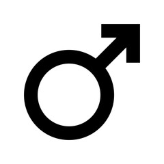 Simple illustration of Mars symbol Concept of gender symbols © Eugene B-sov