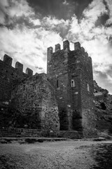 St. George's tower of the Genoese fortress in Sudak, Crimea.
