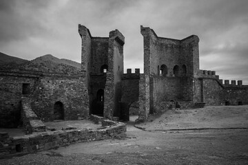 The main gate of the Genoese fortress in Sudak, Crimea.