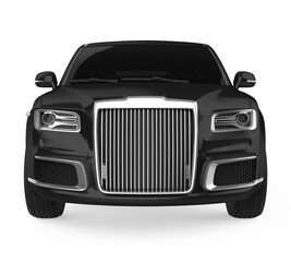 Luxury Limousine Car Isolated