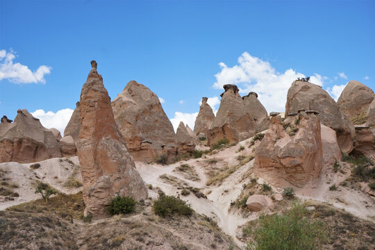 Devrent valley in Cappadocia, Turkey - トルコ カッパドキア デヴレントの谷