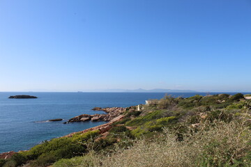 the coast of the sea