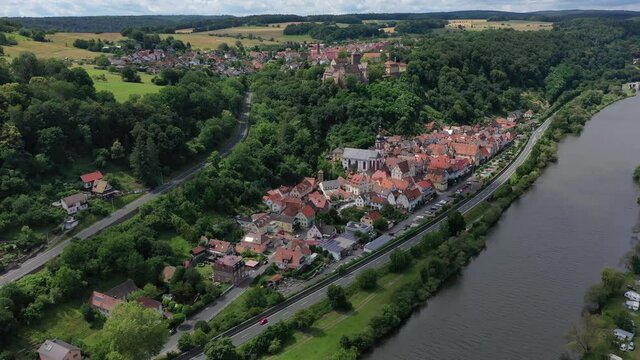 Rothenfels in Bayern aus der Luft | Das Dorf Rothenfels aus der Luft